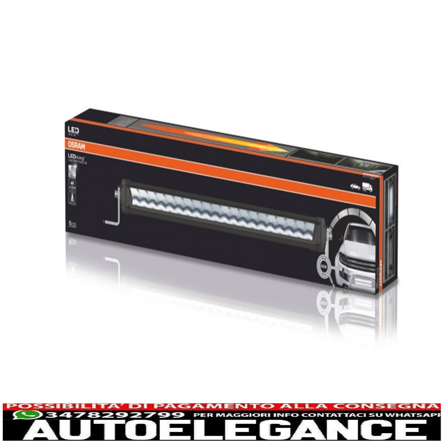 LED light bar lights Fx ECE R10, R115 in one piece