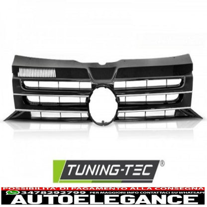 Black Chrome Grille for VW T5 10-15 Caravelle Multivan