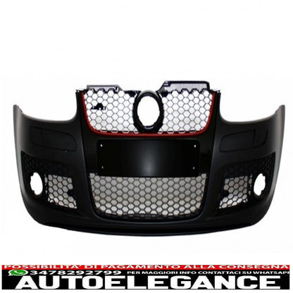 paraurti anteriore con minigonne laterali adatto per vw golf mk5 v 5 (2003-2007) design gti