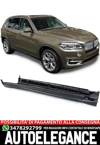 ALUMINUM RUNNING BOARDS SIDE PROTECTION EDITION BLACK SUITABLE FOR BMW X5 F15 13-18