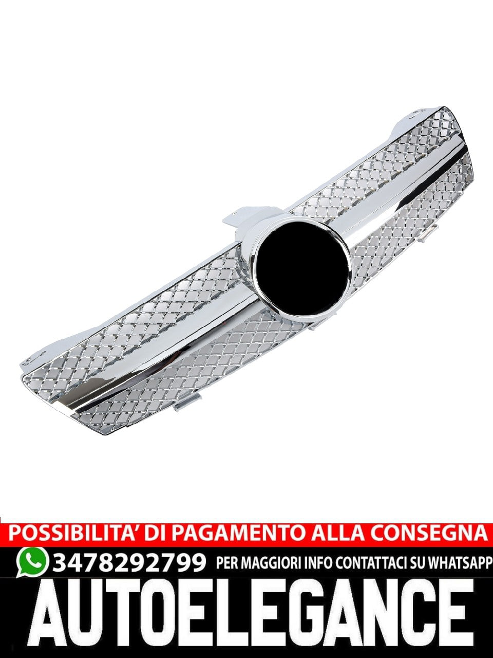 Sports grille for Mercedes W219 CLS 2004-2008 chrome AMG LOOK 