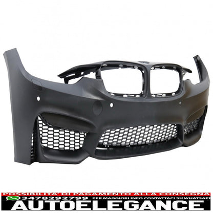 paraurti anteriore adatto per bmw serie 3 f30 f31 non lci e lci (2011-2018) m3 sport evo design