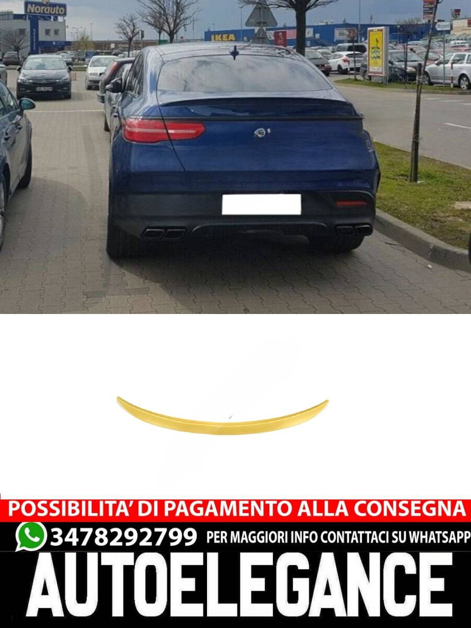 SPOILER suitable for Mercedes GLE W292 coupe