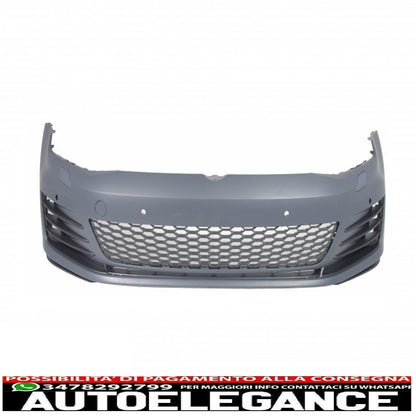 kit carrozzeria adatto per vw golf 7 vii (2013-2016) minigonne laterali look gti con diffusore posteriore