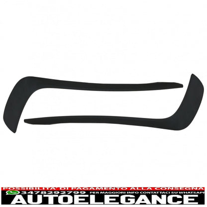 Bumper Splitter Fins Aero Suitable For Mercedes A-Class W176 A45 (2012-2018) Aero Edition Look