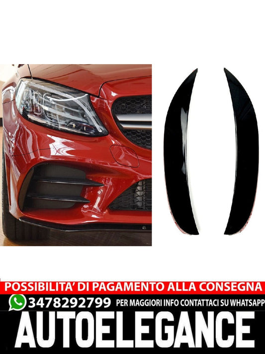 ADATTO PER MERCEDES W205 CLASSE C CON EQUIPAGGIAMENTO AMG (FACELIFT) SPOILER