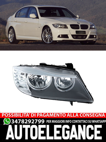 Right Headlight for BMW 3 Series E90 Sedan E91 Touring 08-11 Angel Eye LED 