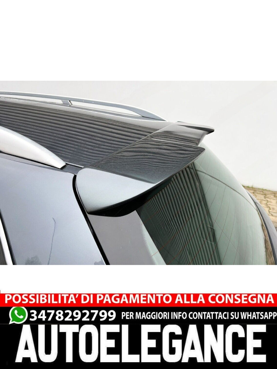 SPOILER RS STYLE ( 2000-2007 ) ADATTO PER AUDI A4 B6 B7