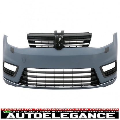 complete body kit suitable for vw golf 7 vii (2012-2017) with led headlights dynamic sequential cornering lights r-line look 