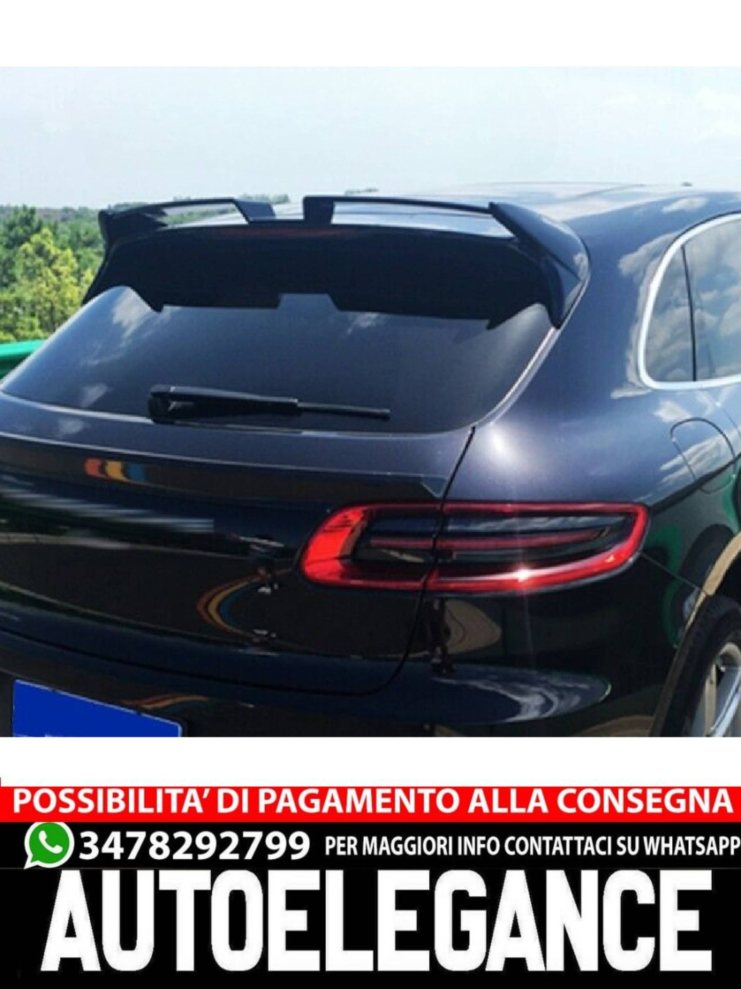 SPOILER adatto per Porsche Macan 2013+