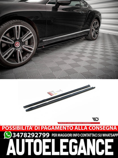 MINIGONNE LATERALI compatibili per BENTLEY CONTINENTAL GT V8 S MK2  (2014-2016)