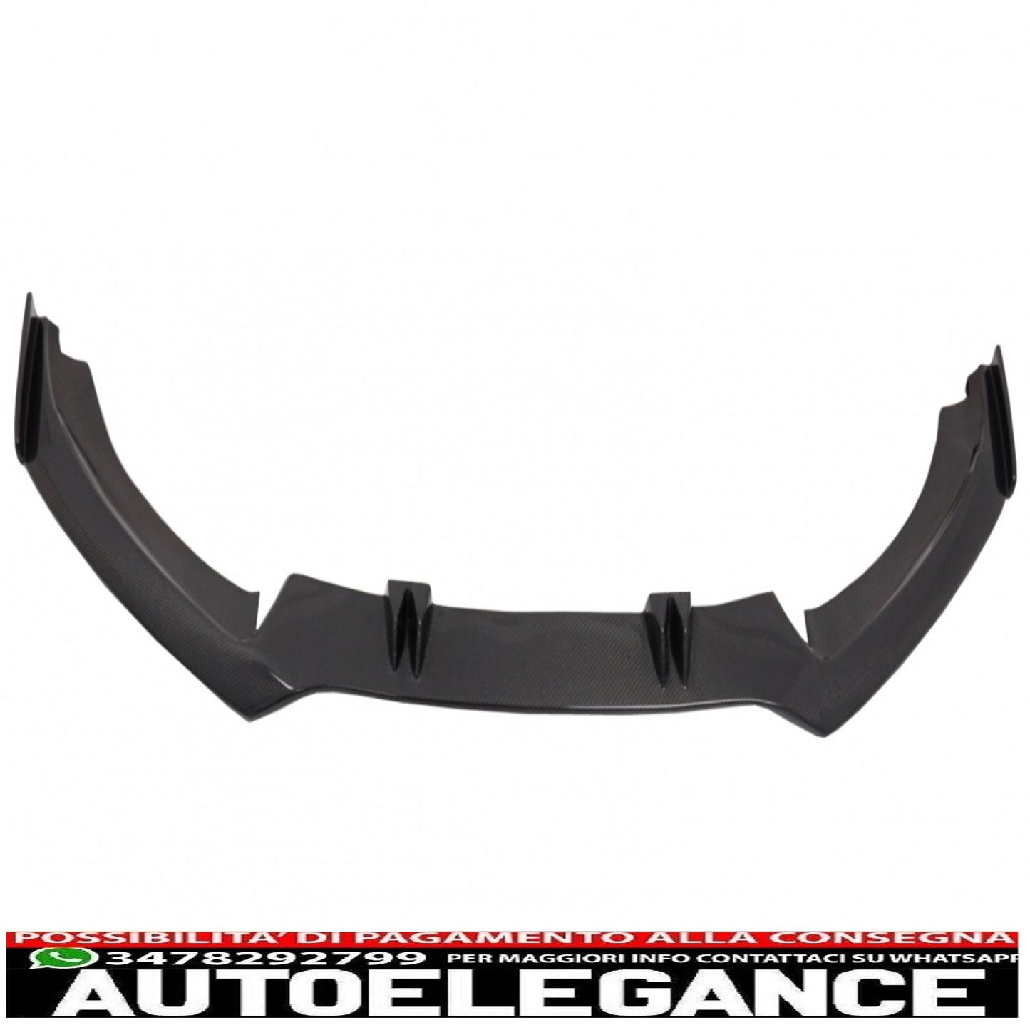 Front bumper additional spoiler lip suitable for audi a5 8t rs5 (2008-2016) real carbon 