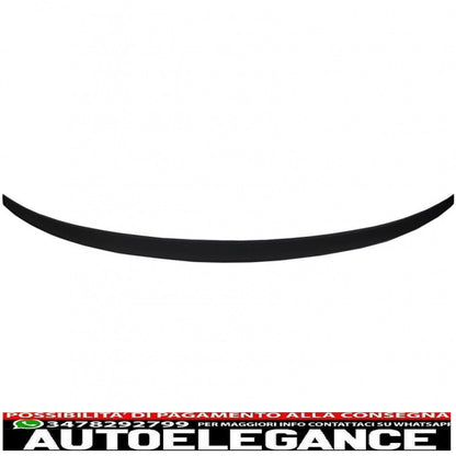 trunk spoiler suitable for audi a3 8v sedan (2013-up) matt black