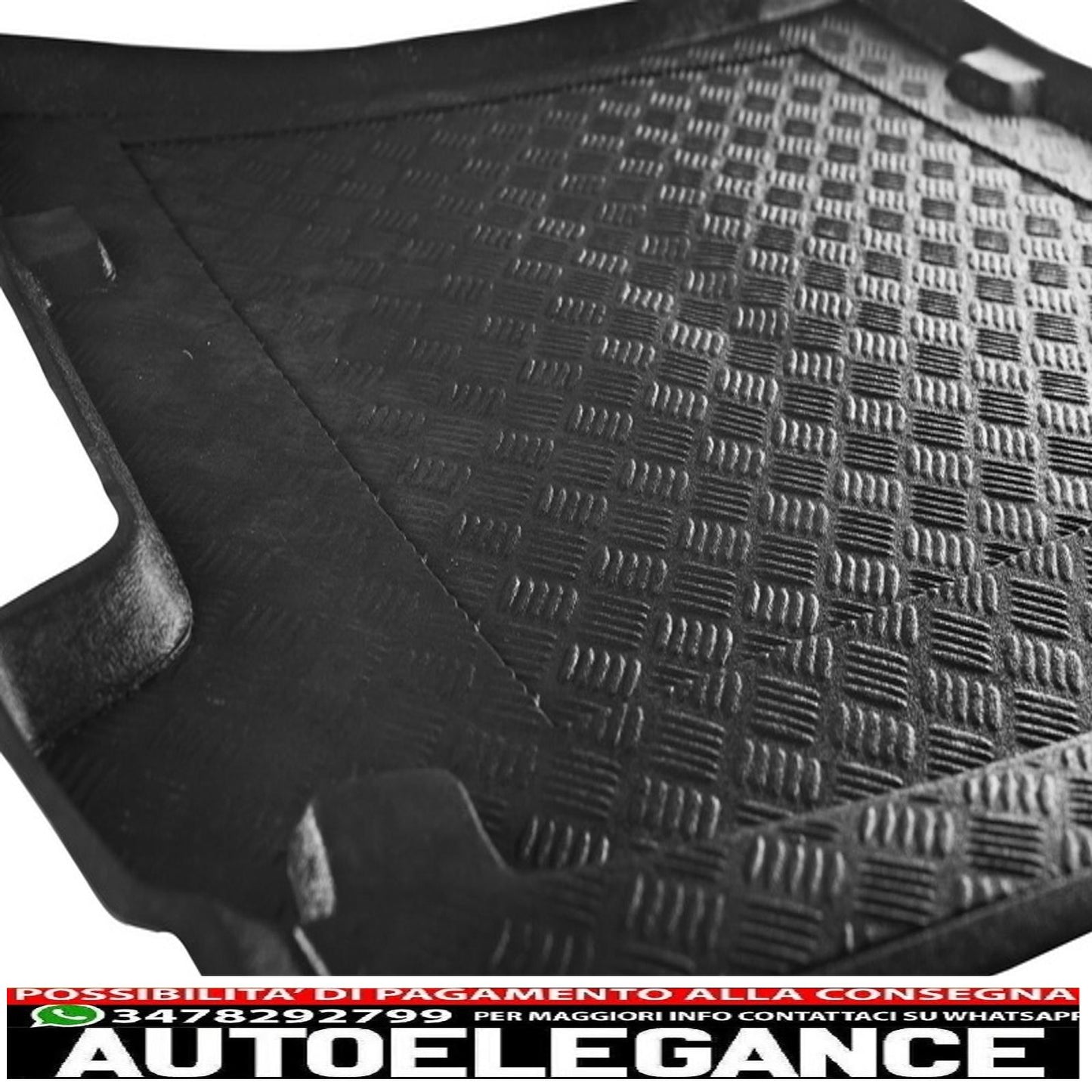 Tappetino per bagagliaio senza antiscivolo adatto per audi a3 8v hatchback sportback (2012-2019) ruota di scorta di dimensioni irregolari