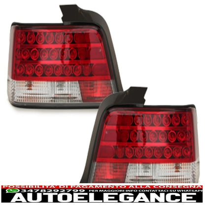 led rear lights suitable for bmw e36 lim. 92-98 _ red/crystal
