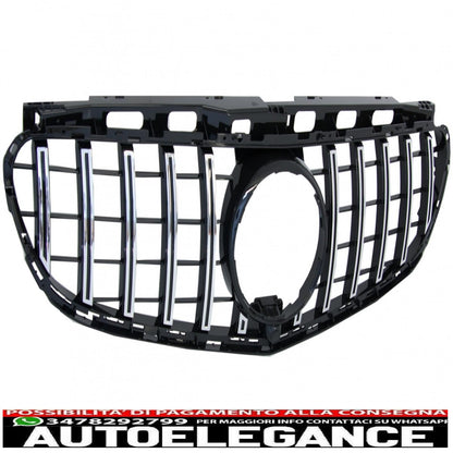 center grille suitable for mercedes e class w212 s212 facelift (2013-2016) gt-r design panamericana