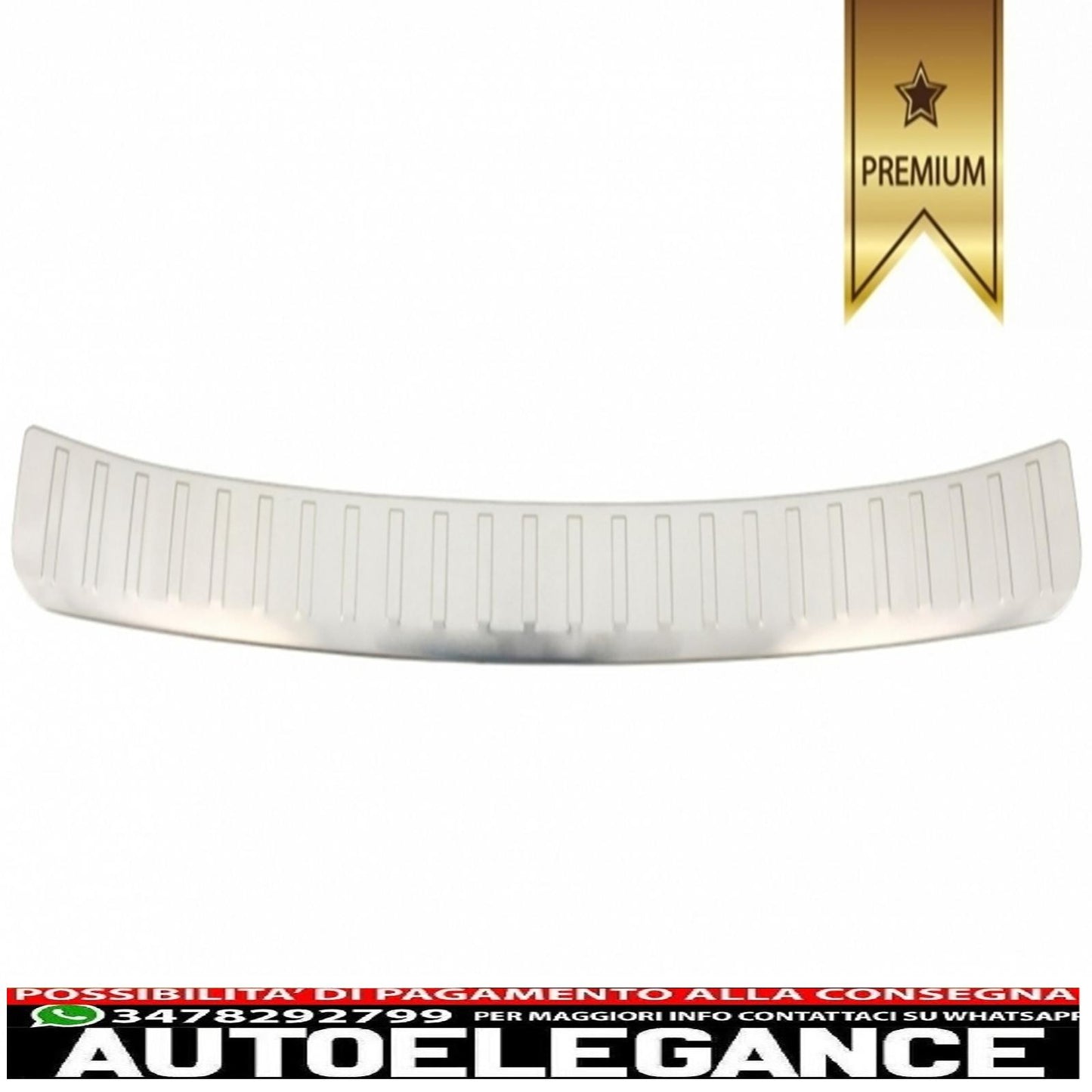 Rear bumper protection kit door sill step cover aluminum suitable for subaru outback (2015-05.2019)