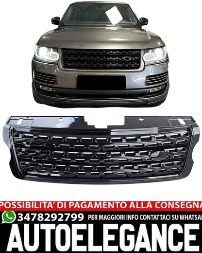 GRIGLIA ADATTA PER RANGE ROVER VOGUE L405 2013-2017 LOOK NERO LUCIDO