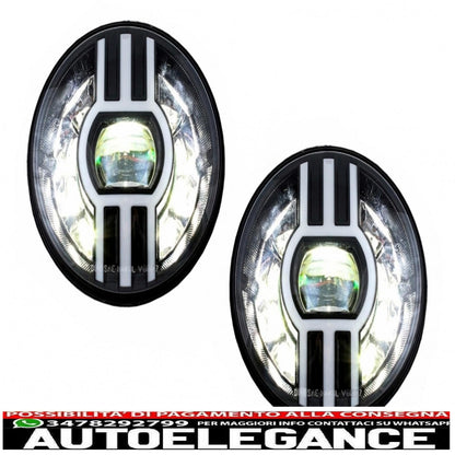 7 Inch Cree LED Headlights Drl Fit For Jeep Wrangler JK TJ LJ Defender Mercedes W463 Black