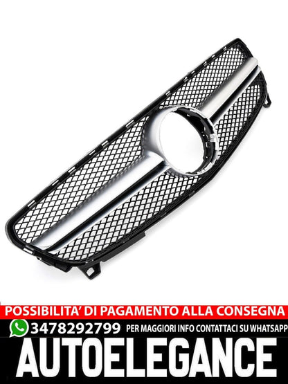 GRIGLIA ARGENTO AMG LOOK PER MERCEDES W176 CLASSE A 15-18 FACELIFT