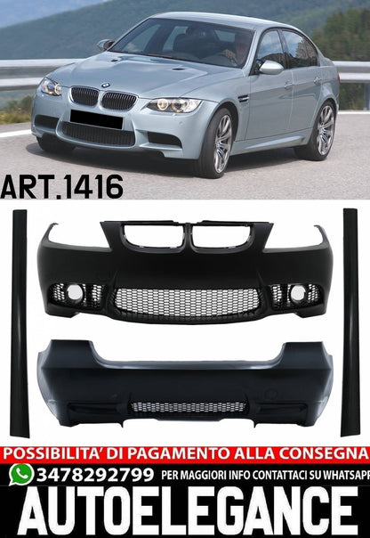 BODYKIT ADATTO PER BMW SERIE 3 E90 2005-2008 LOOK M3 DESIGN SPORTIVO AUTOELEGANCERICAMBI