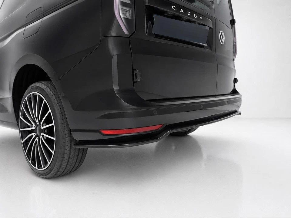 👉Splitter Posteriore per Volkswagen Caddy MK5 2021+ Nero Lucido👈
