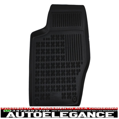Black mat suitable for peugeot 308 2007-2013