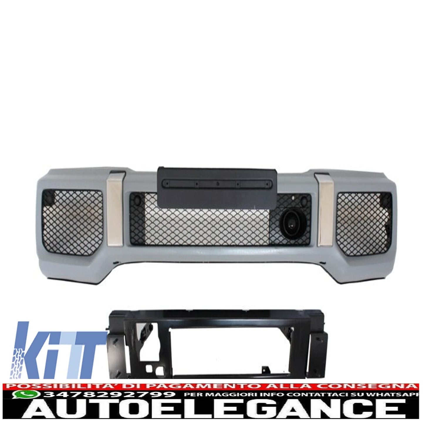 Complete conversion retrofit body kit with tailpipes suitable for mercedes g-class w463 (1989-2018) g63 g65 design 