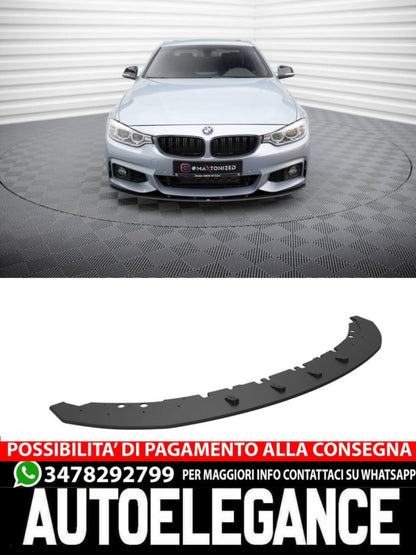 SPLITTER ANTERIORE STREET PRO compatibile per BMW 4 COUPE M-PACK F32  (2013-2020)