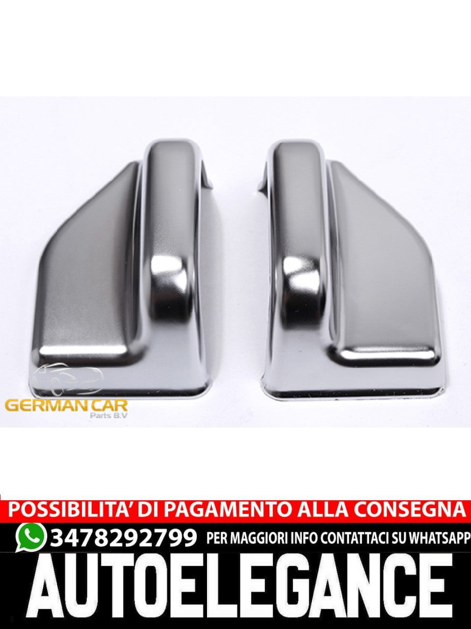 For Mercedes B CLA and GLA class chrome frame seat belt cover 