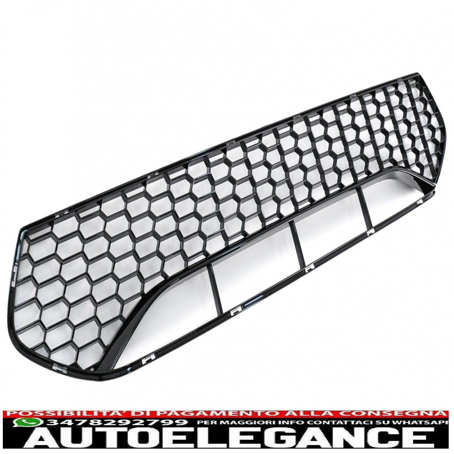 Lower center grille fit for bmw 5 series g30 g31 limousine touring (2017-2019) m5 bumper