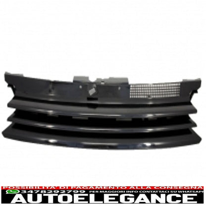 front bumper with spoiler and central grille suitable for vw golf iv 4 mk4 (1998-2004) look r32