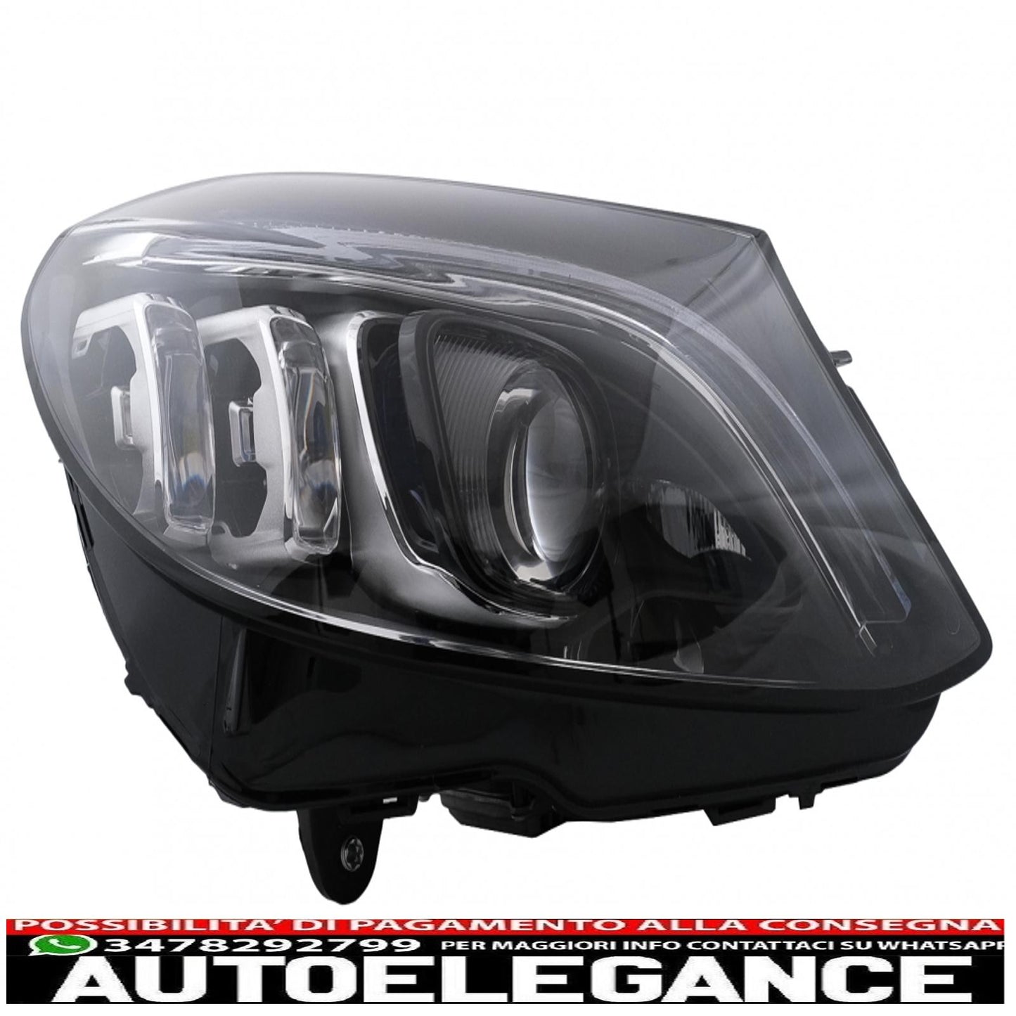 complete multibeam led headlights suitable for mercedes c class w205 s205 (2014-2018) left hand drive 