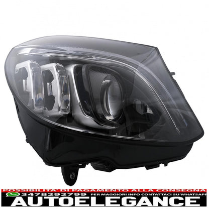 complete multibeam led headlights suitable for mercedes c class w205 s205 (2014-2018) left hand drive 