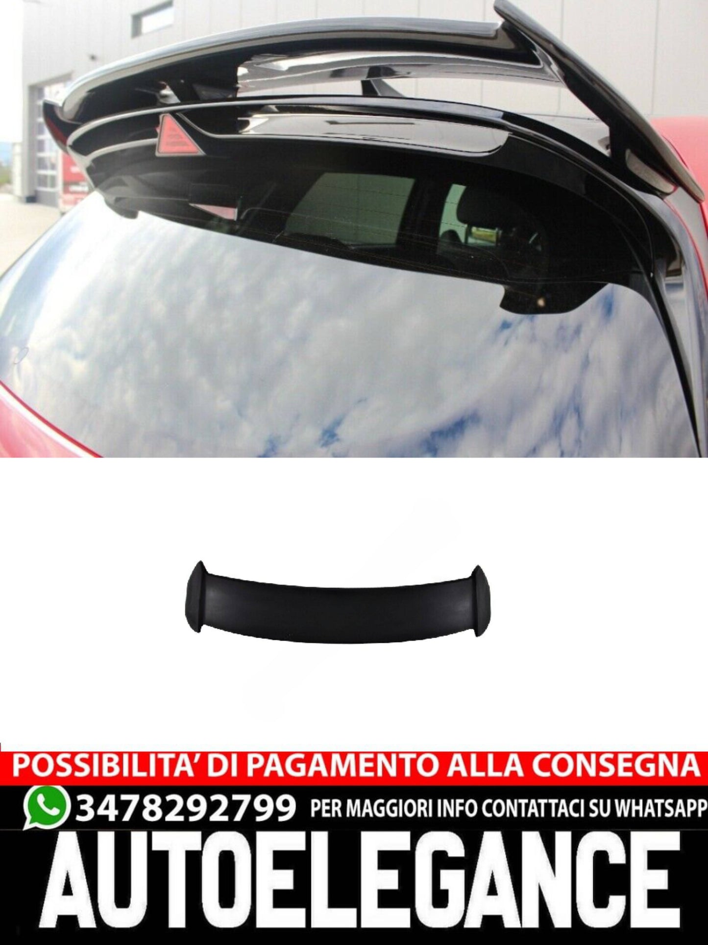 SPOILER adatto per Hyundai i30 N 2017+