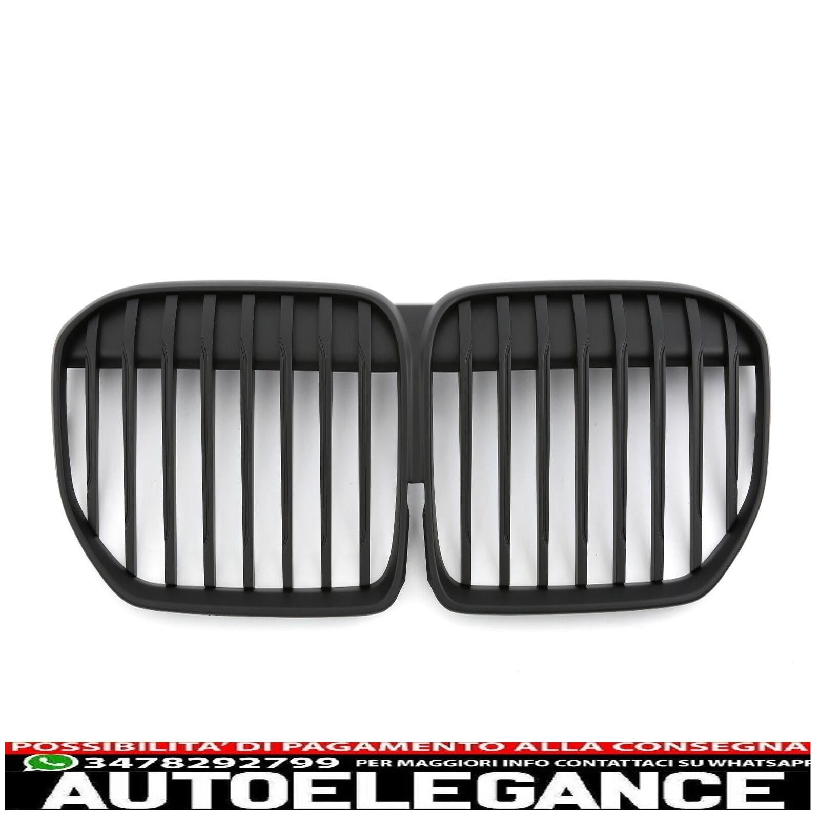 adatto per bmw serie 7 lci (facelift) g11 g12 sport griglia nera opaca-mostra il titolo originaletesto originalepasst für bmw 7er lci (facelift) g11 g12 sport grill matt schwarz AUTOELEGANCERICAMBI