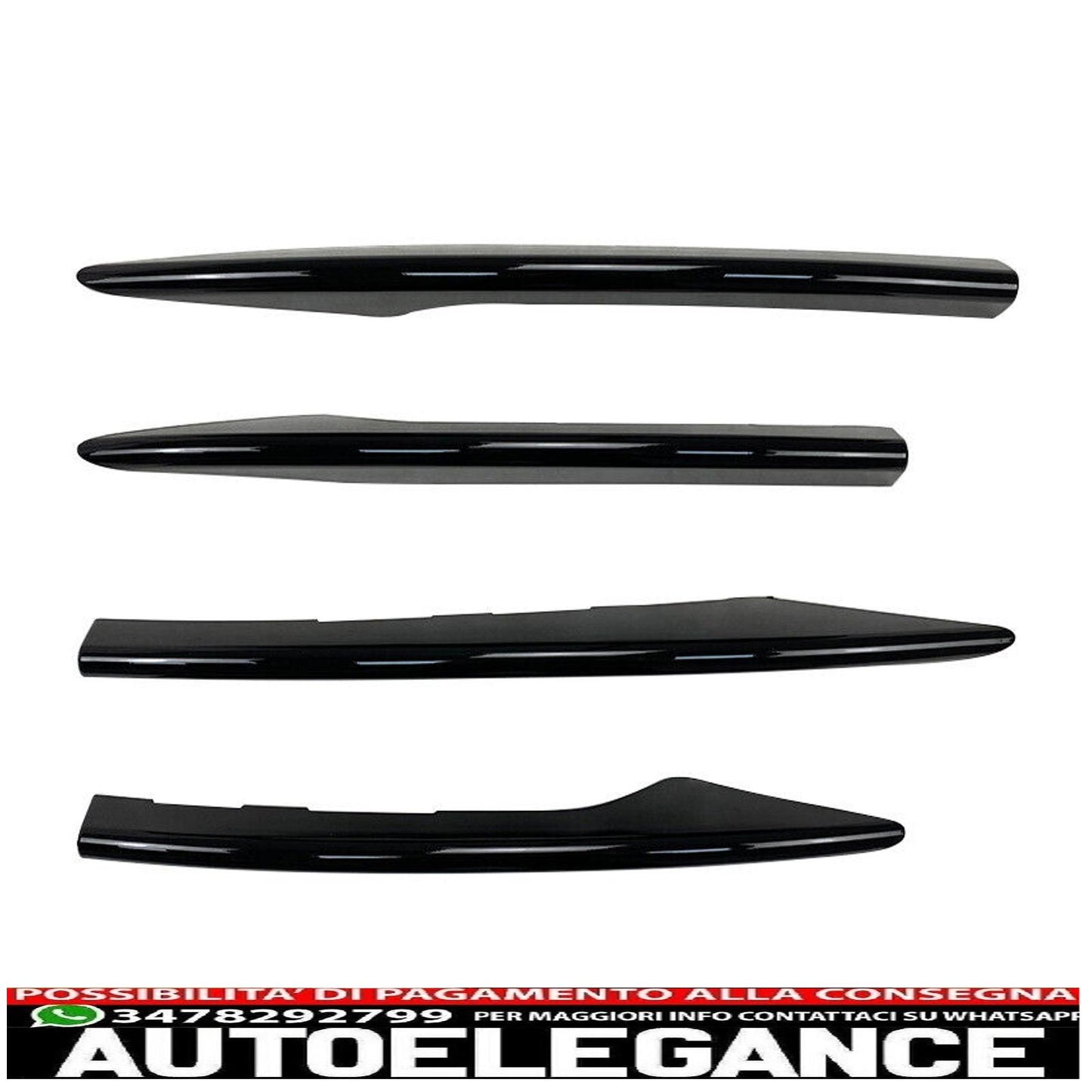 adatto per mercedes w213 a238 classe e amg line (facelift) aero flaps + fins-mostra il titolo originaletesto originalepasst für mercedes w213 a238 e-klasse amg line (facelift) aero flaps + fins AUTOELEGANCERICAMBI