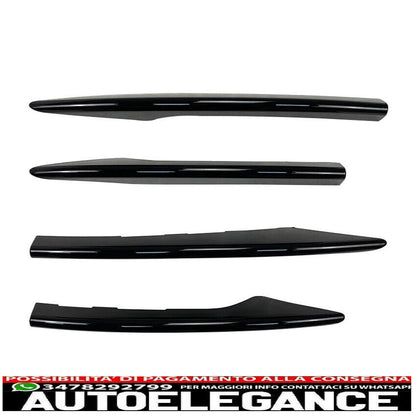 adatto per mercedes w213 a238 classe e amg line (facelift) aero flaps + fins-mostra il titolo originaletesto originalepasst für mercedes w213 a238 e-klasse amg line (facelift) aero flaps + fins AUTOELEGANCERICAMBI