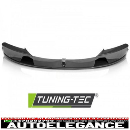 front spoiler performance style glossy black suitable for bmw f30/f31 11-