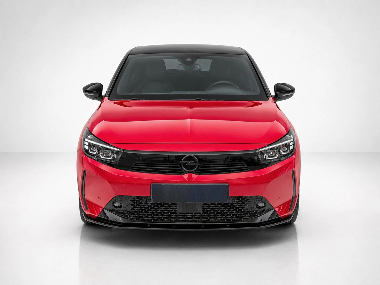 👉Splitter Anteriore per Opel Corsa F Facelift 2023+ Spoiler Nero Lucido👈