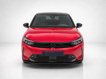 👉Splitter Anteriore per Opel Corsa F Facelift 2023+ Spoiler Nero Lucido👈