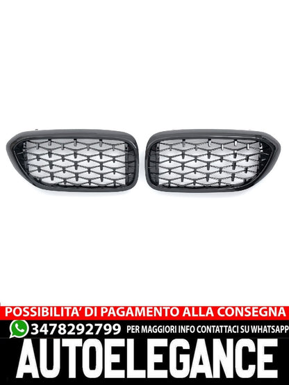 RADIATOR GRILLE SUITABLE FOR BMW 5 SERIES G30 G31 SPORT GRILLE DIAMOND POLISHED 
