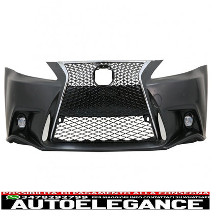 paraurti anteriore con spoiler inferiore adatto per lexus is xe20 (2006-2013) is f sport facelift xe30 dal 2014 in poi design e fari drl a led indicatori di direzione dinamici