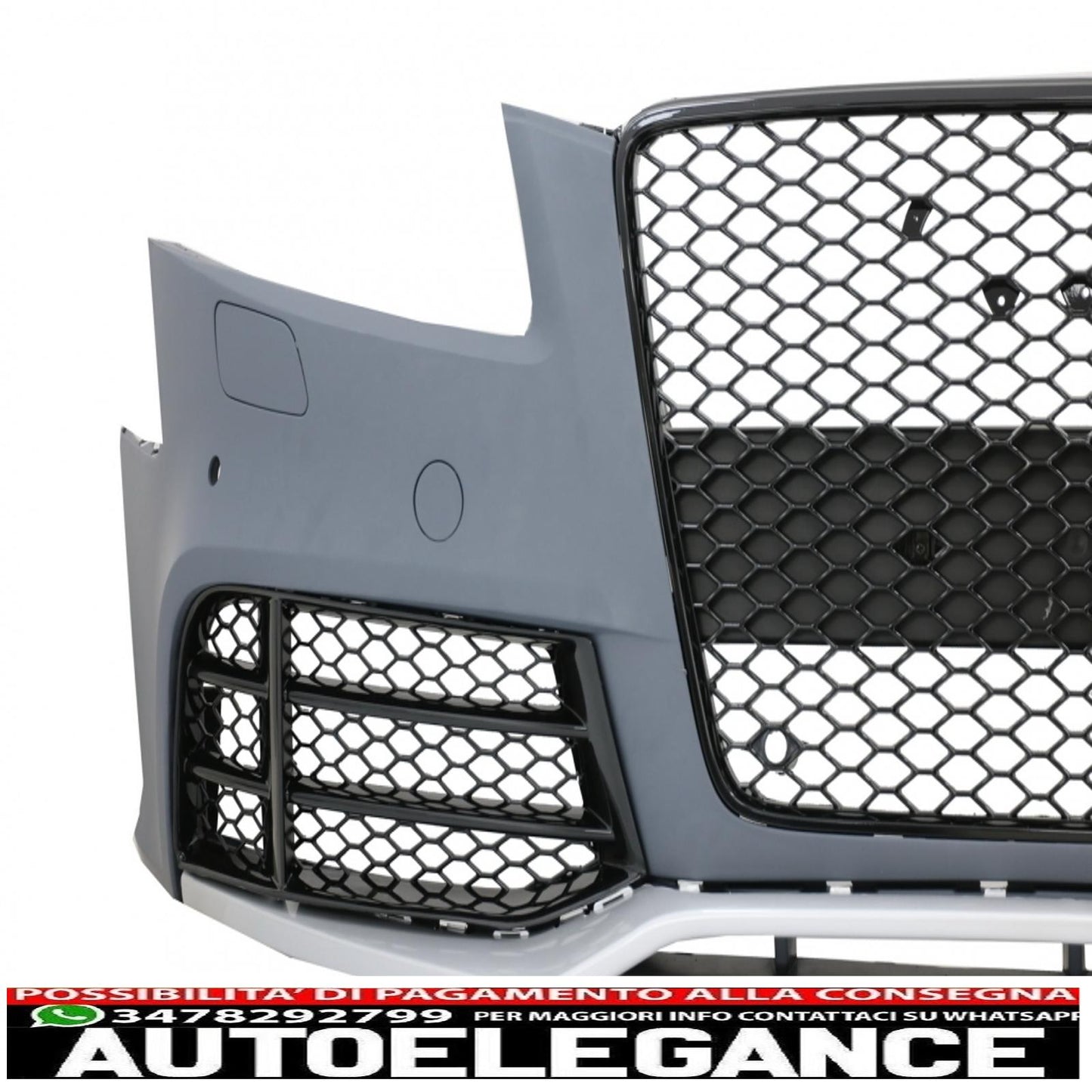 paraurti anteriore adatto per audi a5 8t pre restyling (2007-2011) design rs5