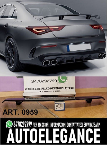 REAR WING SPOILER SUITABLE FOR MERCEDES-BENZ CLA CLASS C118 0959
