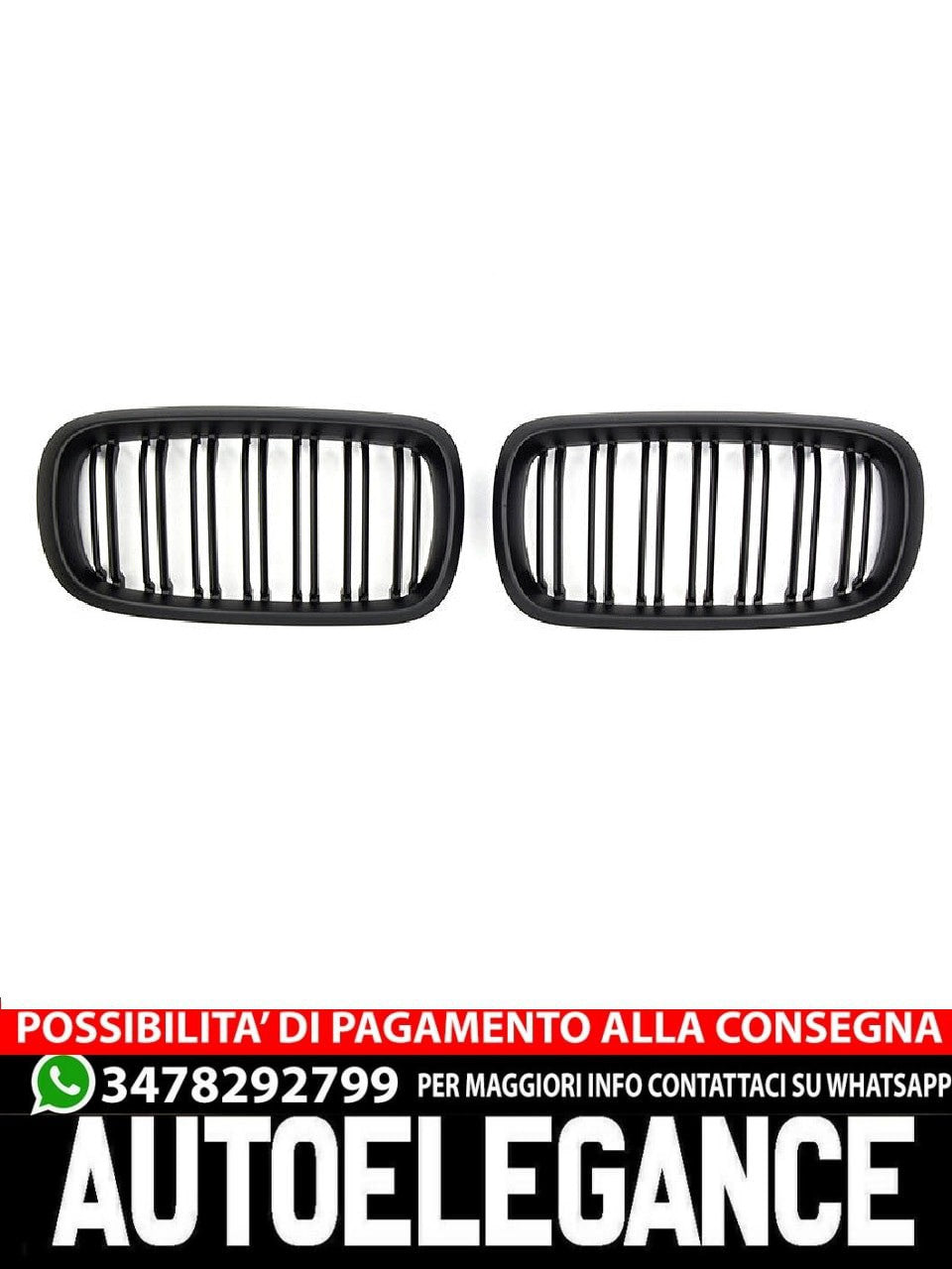 GRIGLIA PER BMW X5 X6 F15 F16 NERO OPACO