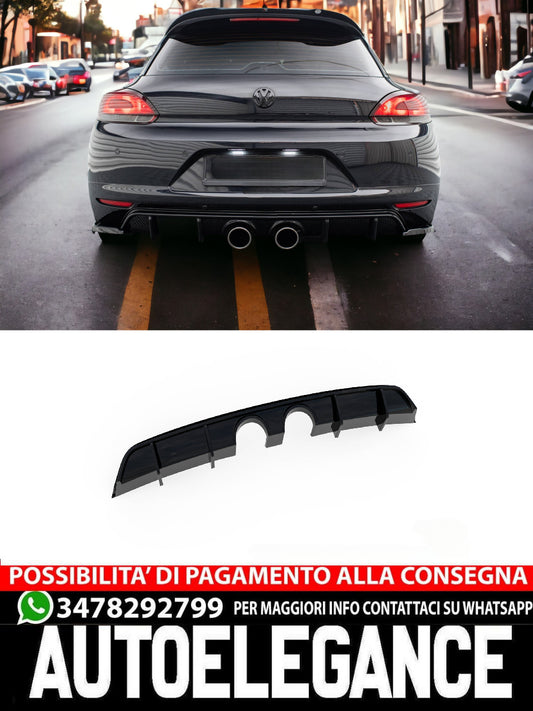 DIFFUSER SUITABLE FOR V.2 VOLKSWAGEN SCIROCCO MK3 (R32 EXHAUST) 