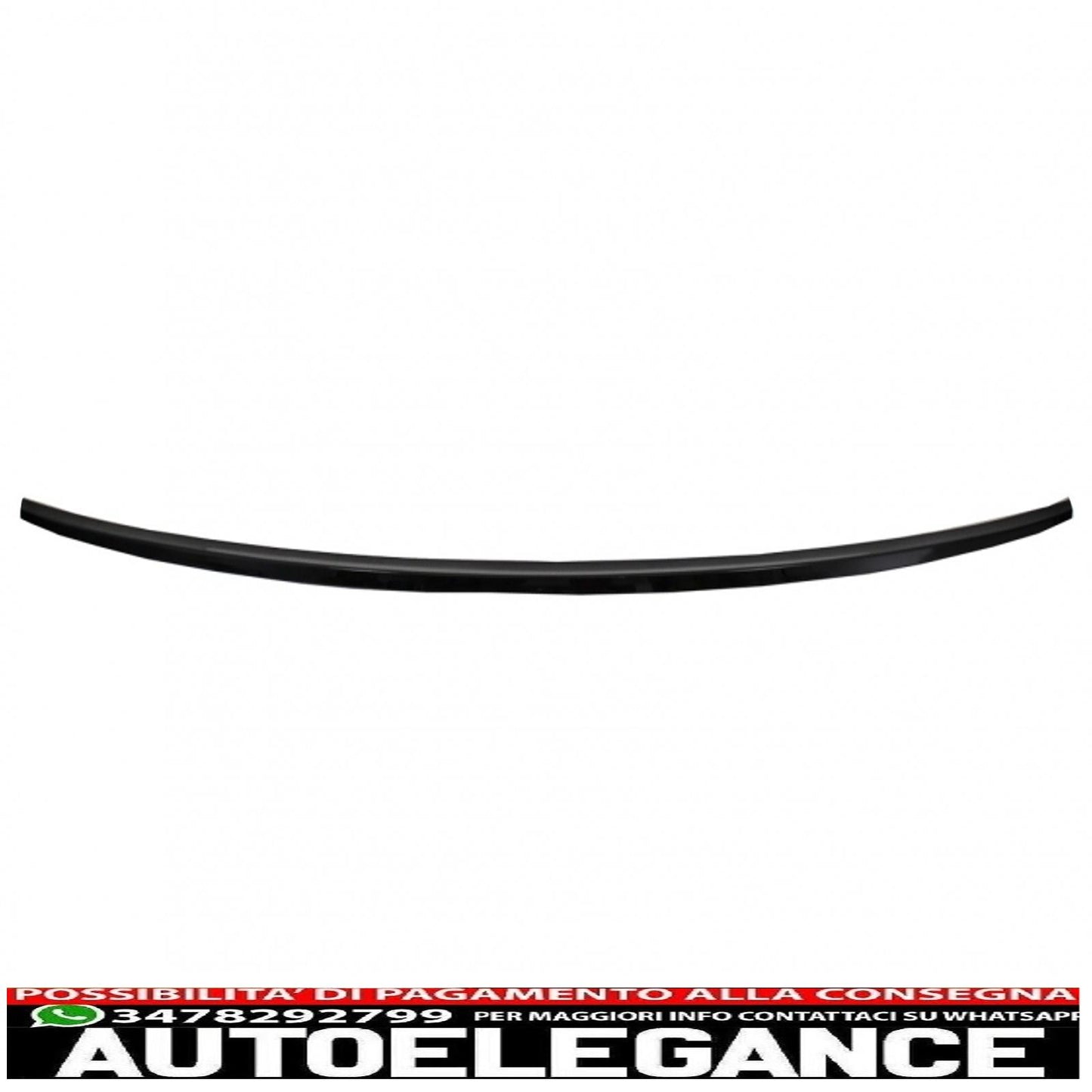 trunk spoiler suitable for audi a6 c7 4g 4 doors (2011-2018) piano black