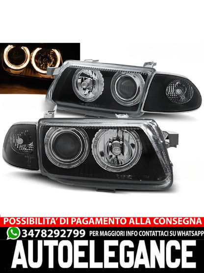 FARI ADATTI COMPATIBILI PER OPEL ASTRA F 09.94-08.97 ANGEL EYES NERO
