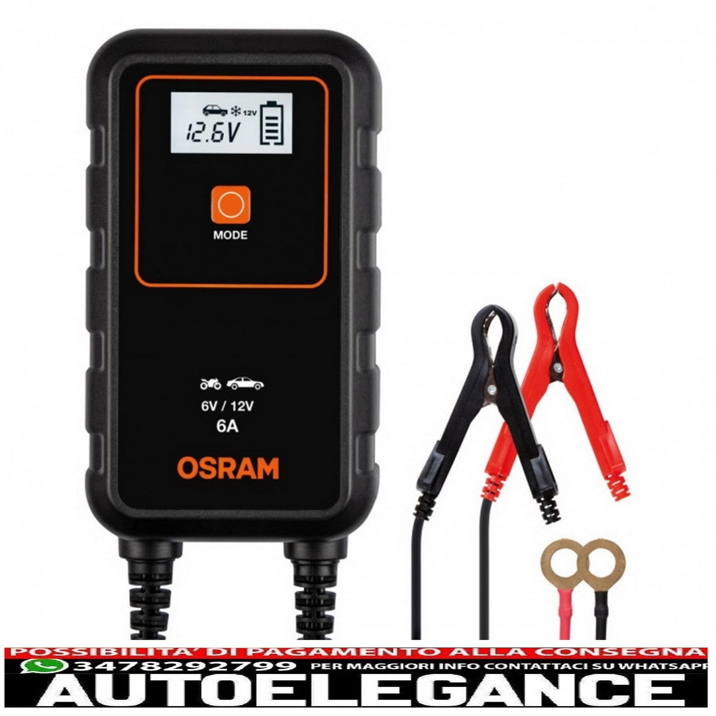caricabatterie osram 906 oebcs906 AUTOELEGANCERICAMBI
